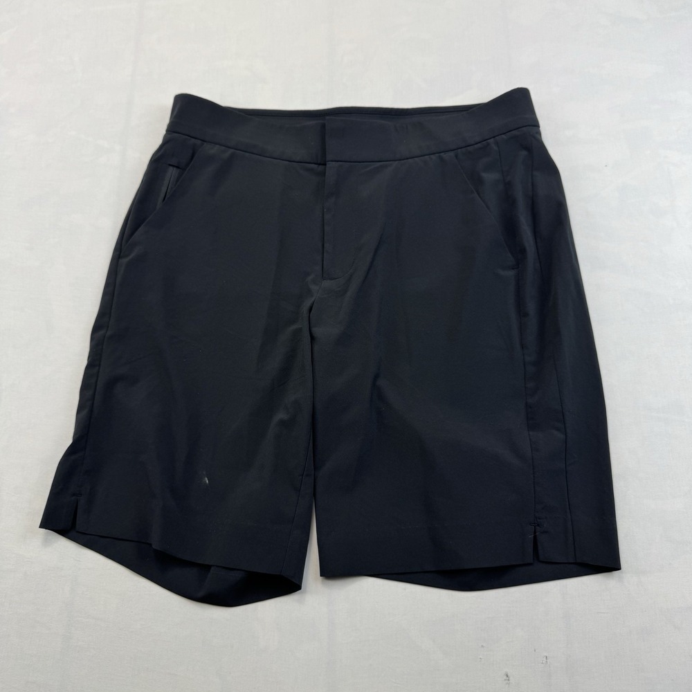Athleta Trekkie North Shorts Womens Size 4 Navy Blue Hiking Athletic Pockets